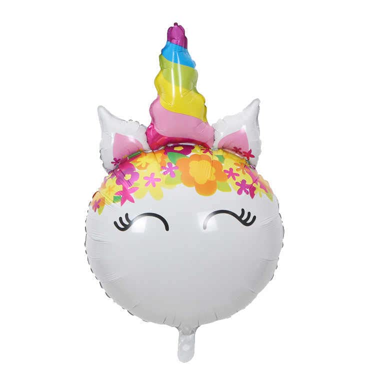 Horn Unicorn Foil Balloon, 85cm (2 pack) — image 1