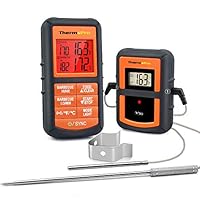 ThermoPro TP08S Wireless Digital Meat Thermometer for Grilling Smoker BBQ Grill Oven Thermometer with Dual Probe Kitchen Cooking Food Thermometer