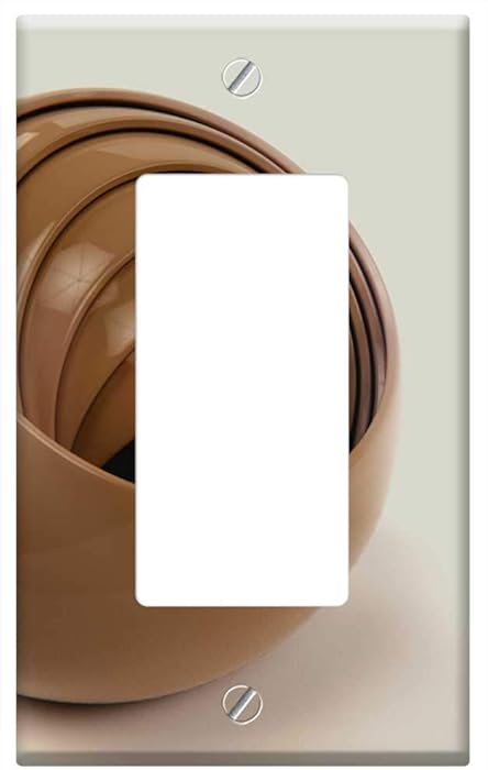 Switch Plate Single Rocker/GFCI - Sculpture 3D Blender Wallpaper Background Image