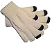 IT'S RIDIC! Warm Knitted Stretch touchscreen/texting winter gloves with a soft texture. Just thick enough to not be bulky. Off-White