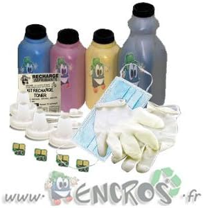TONER-KIT Toner Refill Pack 4 colors HP LASERJET CP2025 DN -Laser