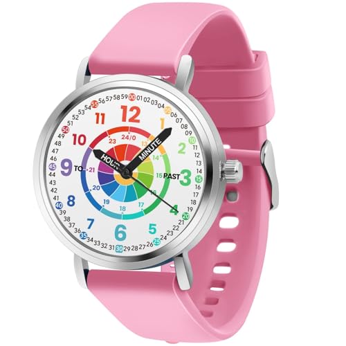 Blisshour Childrens Watches, Kids Learning Watch, Children's Toddler Learning Time and Easy to Read Time, Analog Watch for Boys and Girls Ages 3~11