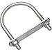 National Hardware N222-372 2192BC Square U Bolt in Zinc plated,#657-3/8