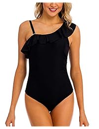 Trajes de baño de una sola pieza para dama, color amarillo