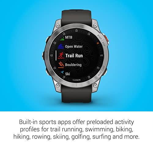Garmin epix Gen 2, Premium active smartwatch, touchscreen AMOLED display, Adventure Watch with