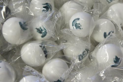 Michigan State Spartans (MSU) Fruit Flavored 1" Wrapped Gumballs (100 Count)