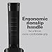 Hamilton Beach 76610 Cordless Electric Wine Bottle Opener with Battery Charger, Foil Cutter and Comfortable Grip, Portable, Black