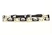 M&F Western Products Men's Leather and Bone Beaded Hat Band Black One Size [Apparel]
