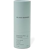 Blind Barber Aluminum Free Deodorant - 98% Naturally Derived Men's Deodorant Stick With Soothing Shea Butter & Coconut Oil - Odor-Fighting & Moisture-Absorbing Formula - Tonka Bean Scent (2.3 oz)