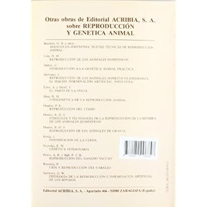 Inseminacion Artificial En Ovejas y Cabras (Spanish Edition)