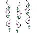 Creative Converting Flamingo & Palm Dizzy Danglers Flamingos and Palm Trees Hanging Party Decor, One Size, Multicolor