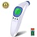 Fxexblin Medical Forehead Thermometer, Digital Infrared Thermometer with Fever Indicator, Suitable for Baby, Infants, Toddlers and Adult CE&FDA Approved (Blue and White)