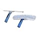 Ettore 65000 Professional ProGrip Window Cleaning Kit; 12-Inch ProGrip Squeegee and 10-Inch ProGrip Microfiber Washer
