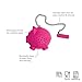 Tovolo Tea Ball Loose Leaf Strainer Cup Mug Infuser, Dishwasher Safe, Pig