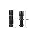 Skysted® (2 Pack A300 Super Mini Bright 300LM Single Mode Zoomable Focus Pocket Flashlight,Powered by 1 x AA or 1 x 14500 Battery(Not Included)