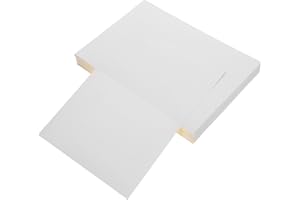 JOINPAYA 100 Sheets A5 Matte White Blank Vinyl Sticker Paper Waterproof Self-adhesive Printable Sticker