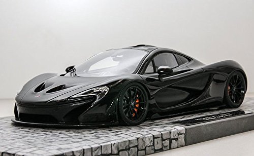 2012 McLaren P1 in Black Metallic Resin Model in 1:18 Scale by Minichamps