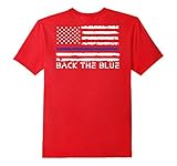 Thin Blue Line American Flag/K9/Police: BACK THE BLUE shirt