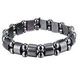 VIKI LYNN Hematite Powerful Magnetic Bracelet for Arthritis Pain Releif or for Sports Related Therapy