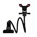 PYS 360 Degree Universal Flexible Long Arm Cell Phone Clip Holder Stand Lazy Bracket Mobile Stand for Bedroom Office Bathroom Kitchen Clip on Table Desk Bed for Iphone Samsung HTC Ect