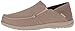 Crocs Men's Santa Cruz Convertible Slip On Loafer Casual Shoes, Khaki/Cobblestone, 14 M US