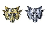 Cosplay Wolf Costume Mask Full Face Mask for Men Women