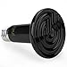 Pecute Heater Lamp Ceramic Heat Emitter 100W 110V Pet Coop Black