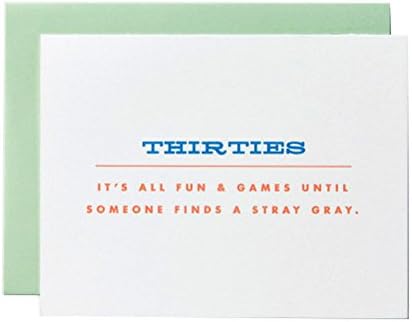 Funny Thirties Birthday Card