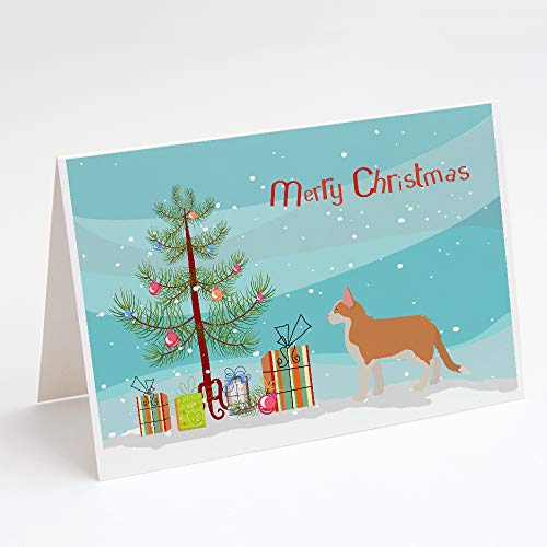 Caroline's Treasures CK4559GCA7P Aphrodite Giant #2 Cat Merry Christmas Greetin…