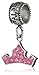 Disney Stainless Steel Crystal Crown Dangle 