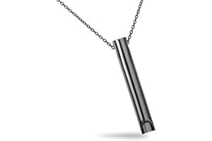 GRAZIOSO Stainless Steel Anxiety Necklace, Anxiety Relief Items,Mindful Breathing Necklace,The Shift Necklace for Anxiety, Stress, Panic Attack Relief Meditation Tools