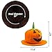 DomeStar Halloween Pumpkin Hat ，Jack-O-Lantern Hat Halloween Hat Halloween Trick-or-Treat Birthday Party Favors