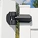 Boerboel® Gate Solutions 73014300 Pair Heavy-Duty Contemporary Wrap Hinge, Black