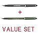 Sailor Fude De Mannen - Stroke Style Calligraphy Fountain Pen - Bamboo Green - Nib Angle 55 Degrees (11-0127-767) - Navy Blue - Nib Angle 40 Degrees (11-0127-740) 　VALUE SET!!