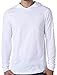 Yoga Clothing For You Mens Lightweight Long Sleeve Hoodie Tee Shirt, Large White