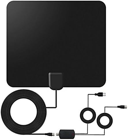 TV Antenna 2018 Upgrade 4K HD 1080P 60 Mile Range Indoor TV Antenna Amplifiers High-Performance Coaxial Cables,Support All Smart TV