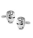 SuperSenter: Marvel Avengers Iron Man Cufflinks War Machine Silver/Enamel Cuff Links