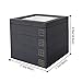Valdler 4 Stackable Jewelry Organizer Tray with Clear Glass Lid Showcase Display Storage Perfect Mother's Day Gifts