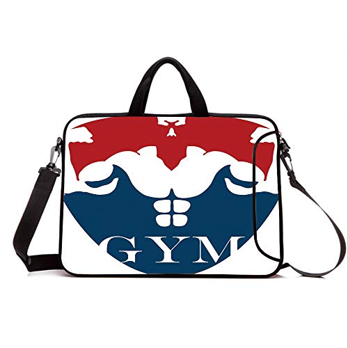 15 Neoprene Laptop Bag Sleeve With Handle Adjustable Shoulder