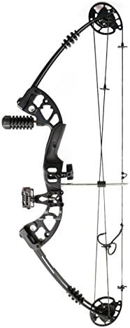 JUNXING 30-50 Lbs Compound Bow with Sight Brush Stabilizer D-Ring Wrist Ropes and Release Aid for Hunting Shooting Archery