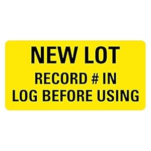Amazon.com : NEW LOT Medical Labels LV-MQC8 : Office Products