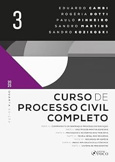 Livro Curso de Processo Civil Completo 4ª ED - Volume 3 - 2025
