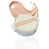 EMANI Glow Biome Refillable Pod, NAD+ Serum Foundation with Vitamin C, Peptides, Ceramides &amp; Avocado Oil, Lightweight Buildable Coverage, Fragrance-Free, Vegan, 0.63 Fl Oz (Light)