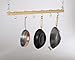Concept Housewares Hanging Pot Rack, 36 inch, Natural