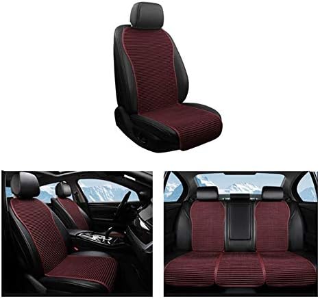Chaxia 夏 冷却カーシートクッションひんやりクッションクールマット 座布団 ひ車用 シートクッション 5席 3点セット 居心地の良い 耐摩耗性 通気性 美しくて寛大 4色 オプション 色 赤 Candchipiona Com