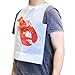 Fit Meal Prep [50 Pack] Disposable 20 Inch Adult Poly Lobster Bibs to Protect Clothes, for Crab Feasts, Seafood Restaurants, Crawfish Parties and Special Events