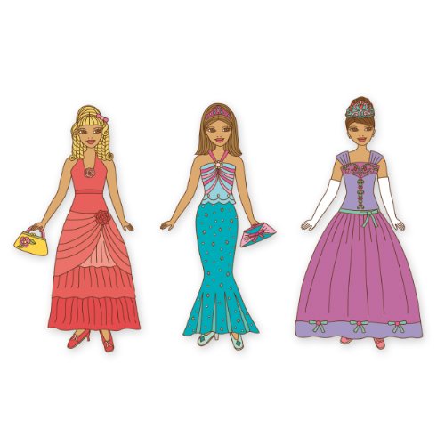1 Mudpuppy+Princess+Magnetic+Figures+Sheets