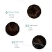 Beauty Angelbella Hair Buns Synthetic Natural Curly Chignon Hairpieces Updo Clip in/on Plastic Comb Elastic Bride Donut Wig For Women (Light Brown)