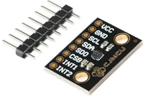 JESSINIE BMA400 3 Axis Accelerometer ±2g/±4g/±8g/±16g Ultra Low Power Acceleration Sensor Module 1.2V~3.6V SPI IIC I2C Serial Interface for Intelligent Wearable Device