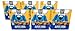 Blue Dog Bakery Natural Dog Treats, Super Stars, Assorted Flavors, 18oz (6 Count)